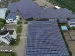 古瑞瓦特水處理廠項目案例讓水處理廠變光伏發電站