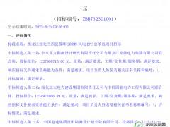 超12億元！京能200MW風(fēng)電EPC總承包項(xiàng)目候選人公示