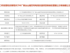 301.5MW!中廣核3個“大代小”風電場改造項目核準變更前公示