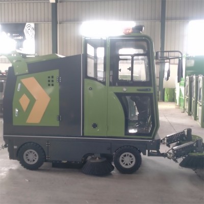 山東物流園霧炮電動四輪掃地車電動洗掃車廠家價格報價表