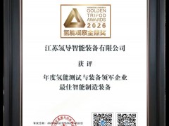 氫導智能榮膺氫能觀察 "金鼎獎"