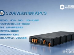云能魔方520kW液冷組串式PCS完成CE認(rèn)證,正式對(duì)外發(fā)售